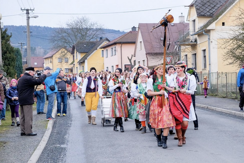 Masopust v Postřekově. Foto: Domažlický Deník/Stanislav Šebek.